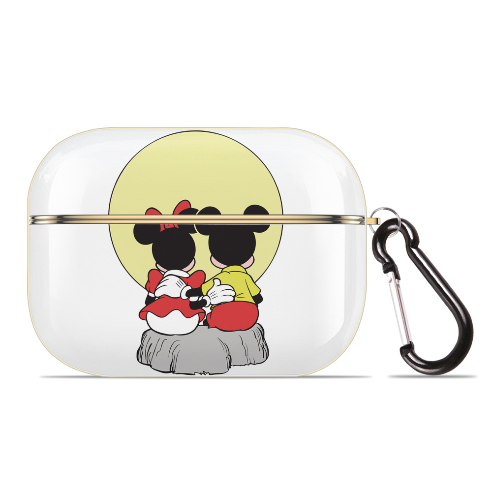 （画像用） ミッキーマウス Mickey Mouse 【AirPods Pro用】ハードシェル保護ケース｜耐衝撃・防指紋・カラビナ付き商品仕様