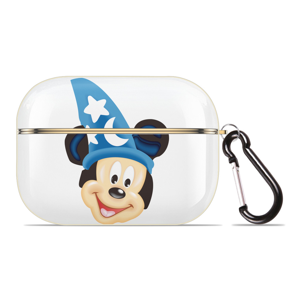 （画像用） ミッキーマウス Mickey Mouse 【AirPods Pro用】ハードシェル保護ケース｜耐衝撃・防指紋・カラビナ付き商品仕様