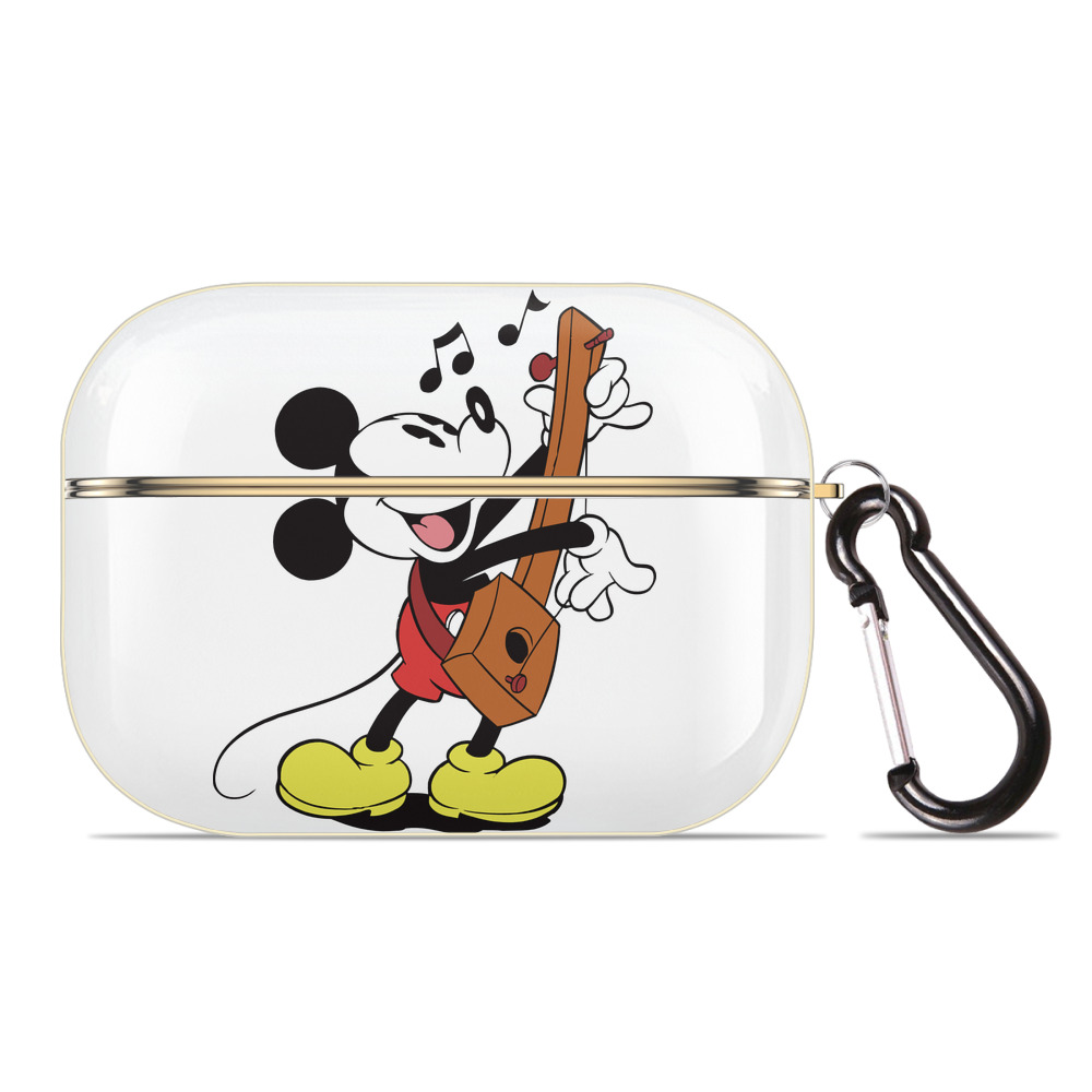 （画像用） ミッキーマウス Mickey Mouse 【AirPods Pro用】ハードシェル保護ケース｜耐衝撃・防指紋・カラビナ付き商品仕様