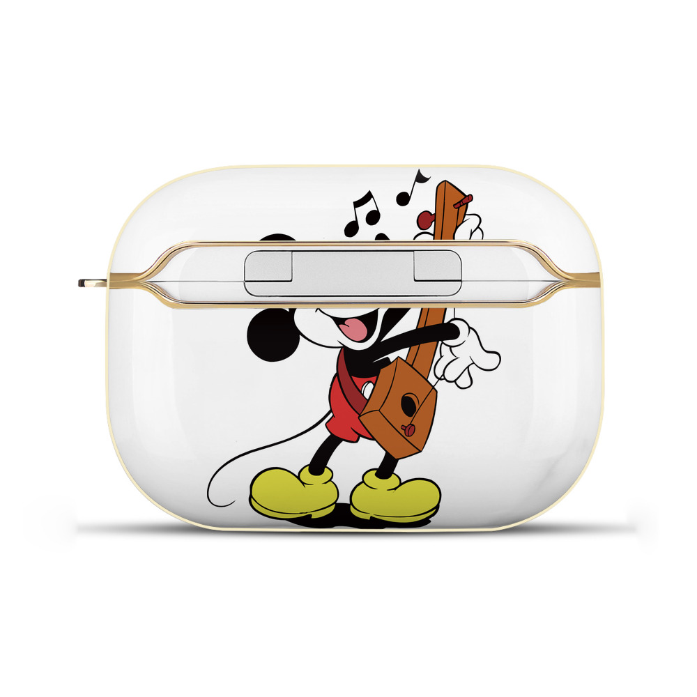 （画像用） ミッキーマウス Mickey Mouse 【AirPods Pro用】ハードシェル保護ケース｜耐衝撃・防指紋・カラビナ付き商品仕様