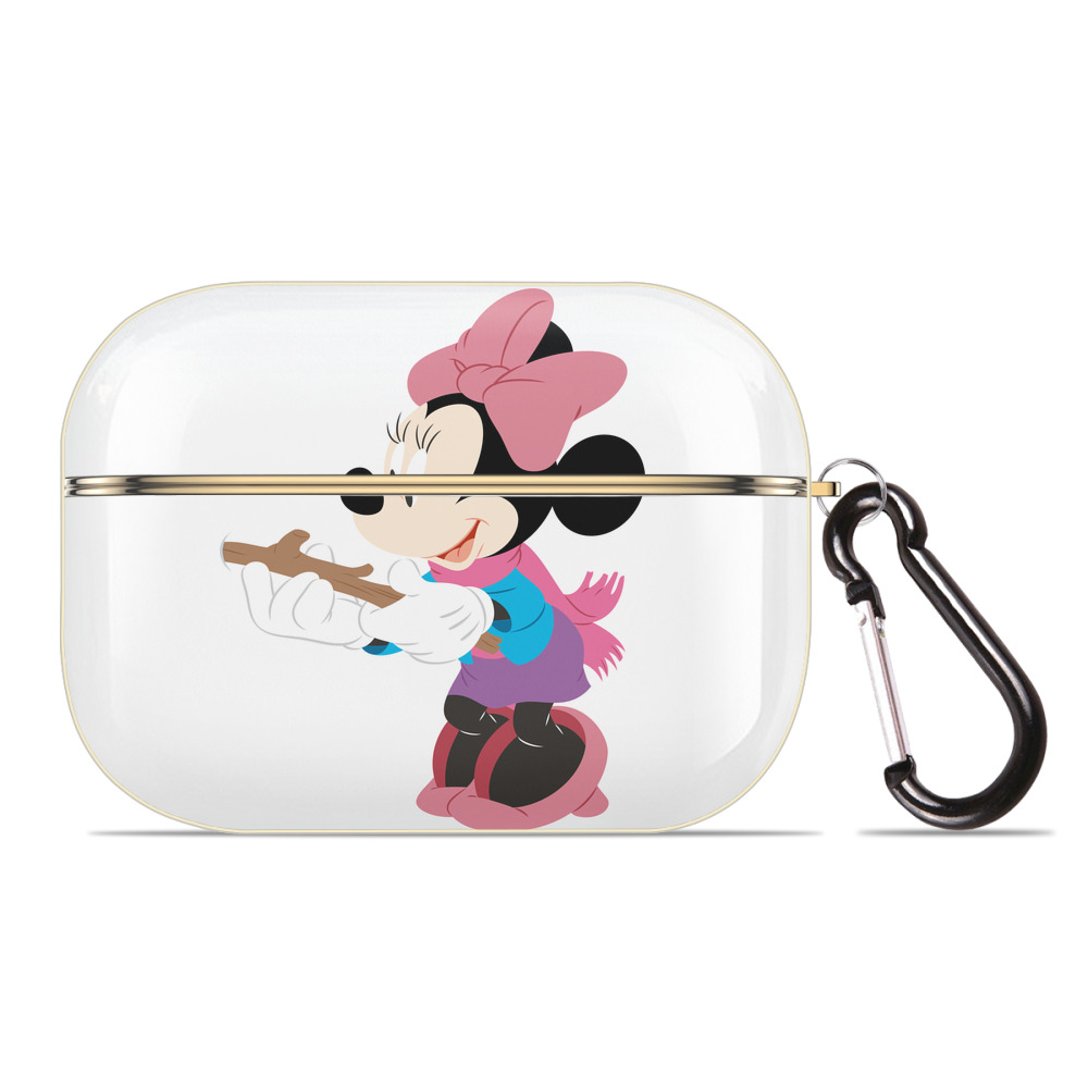 （画像用） ミッキーマウス Mickey Mouse 【AirPods Pro用】ハードシェル保護ケース｜耐衝撃・防指紋・カラビナ付き商品仕様