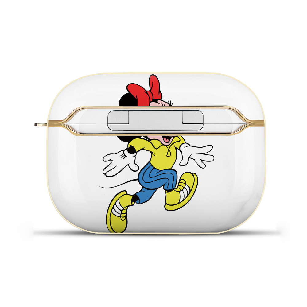 （画像用） ミッキーマウス Mickey Mouse 【AirPods Pro用】ハードシェル保護ケース｜耐衝撃・防指紋・カラビナ付き商品仕様