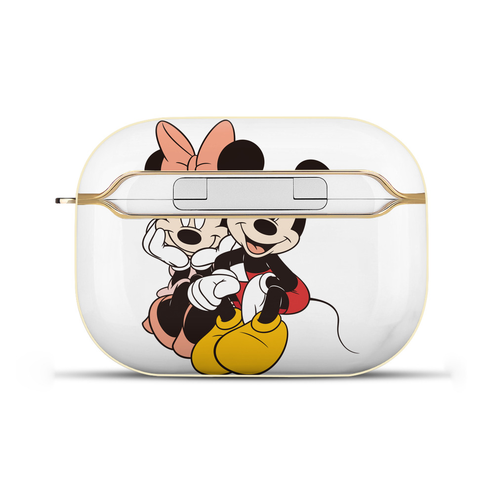 （画像用） ミッキーマウス Mickey Mouse 【AirPods Pro用】ハードシェル保護ケース｜耐衝撃・防指紋・カラビナ付き商品仕様