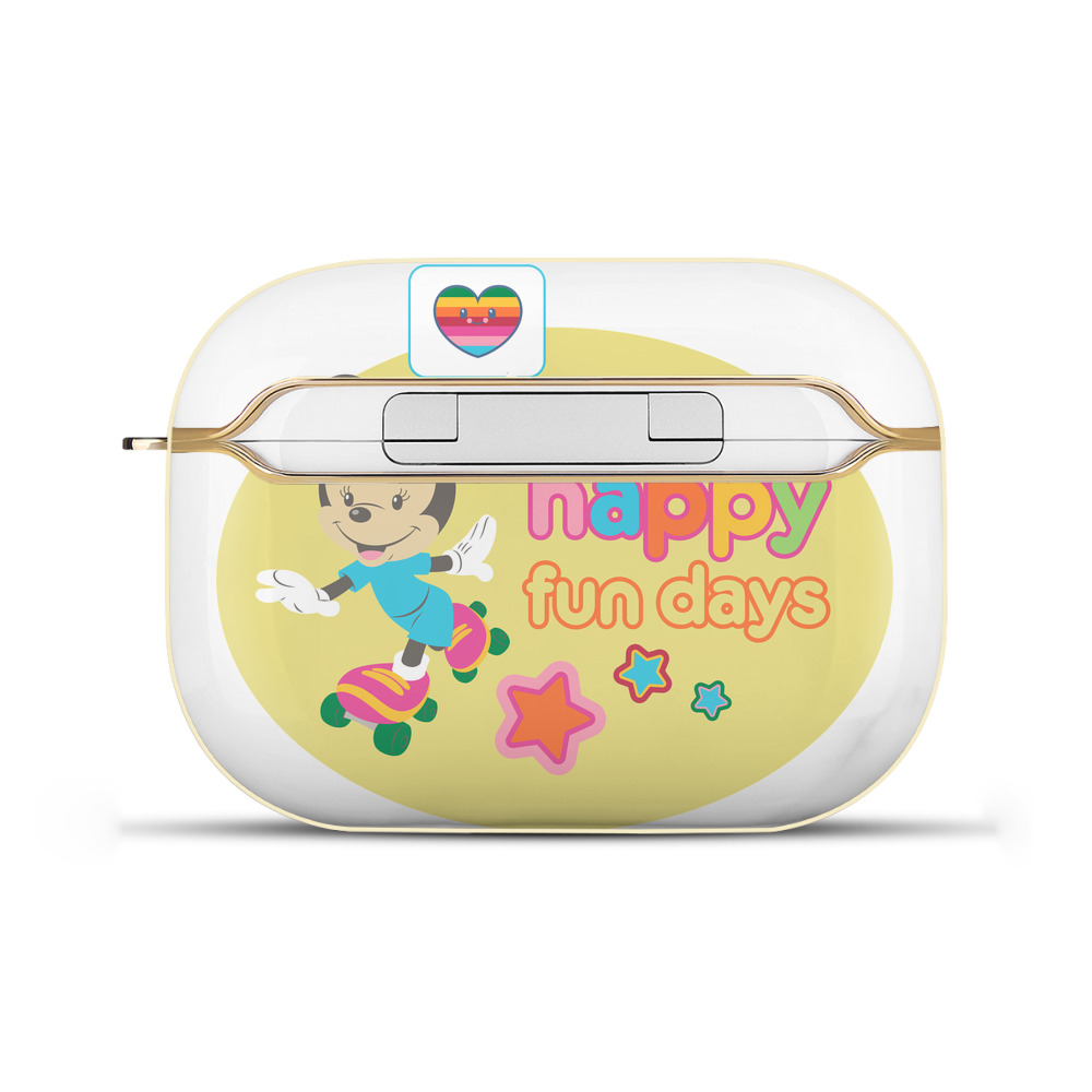 （画像用） ミッキーマウス Mickey Mouse 【AirPods Pro用】ハードシェル保護ケース｜耐衝撃・防指紋・カラビナ付き商品仕様