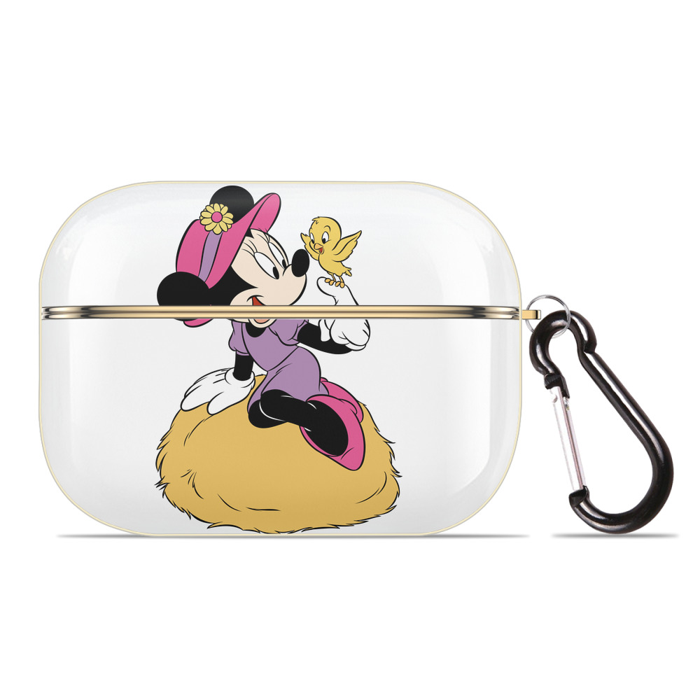 （画像用） ミッキーマウス Mickey Mouse 【AirPods Pro用】ハードシェル保護ケース｜耐衝撃・防指紋・カラビナ付き商品仕様