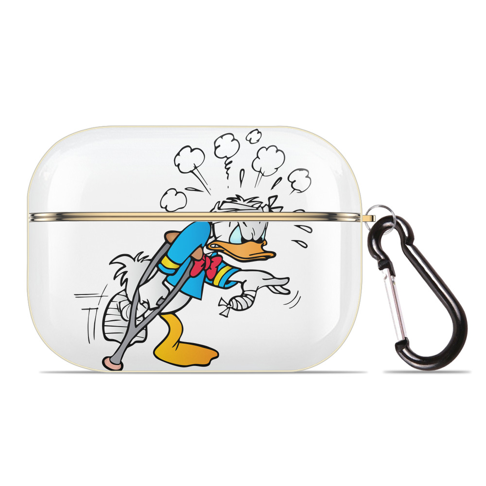 （画像用） ミッキーマウス Mickey Mouse 【AirPods Pro用】ハードシェル保護ケース｜耐衝撃・防指紋・カラビナ付き商品仕様