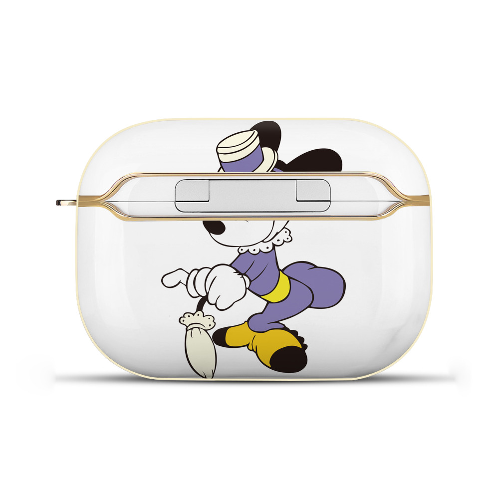 （画像用） ミッキーマウス Mickey Mouse 【AirPods Pro用】ハードシェル保護ケース｜耐衝撃・防指紋・カラビナ付き商品仕様