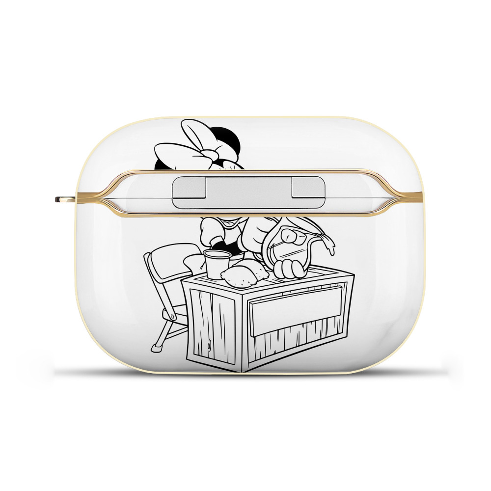 （画像用） ミッキーマウス Mickey Mouse 【AirPods Pro用】ハードシェル保護ケース｜耐衝撃・防指紋・カラビナ付き商品仕様