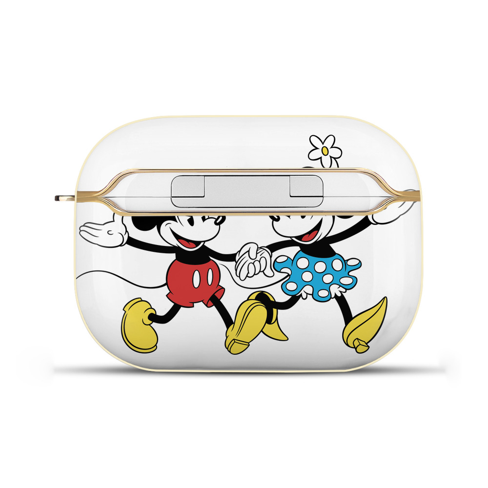 （画像用） ミッキーマウス Mickey Mouse 【AirPods Pro用】ハードシェル保護ケース｜耐衝撃・防指紋・カラビナ付き商品仕様