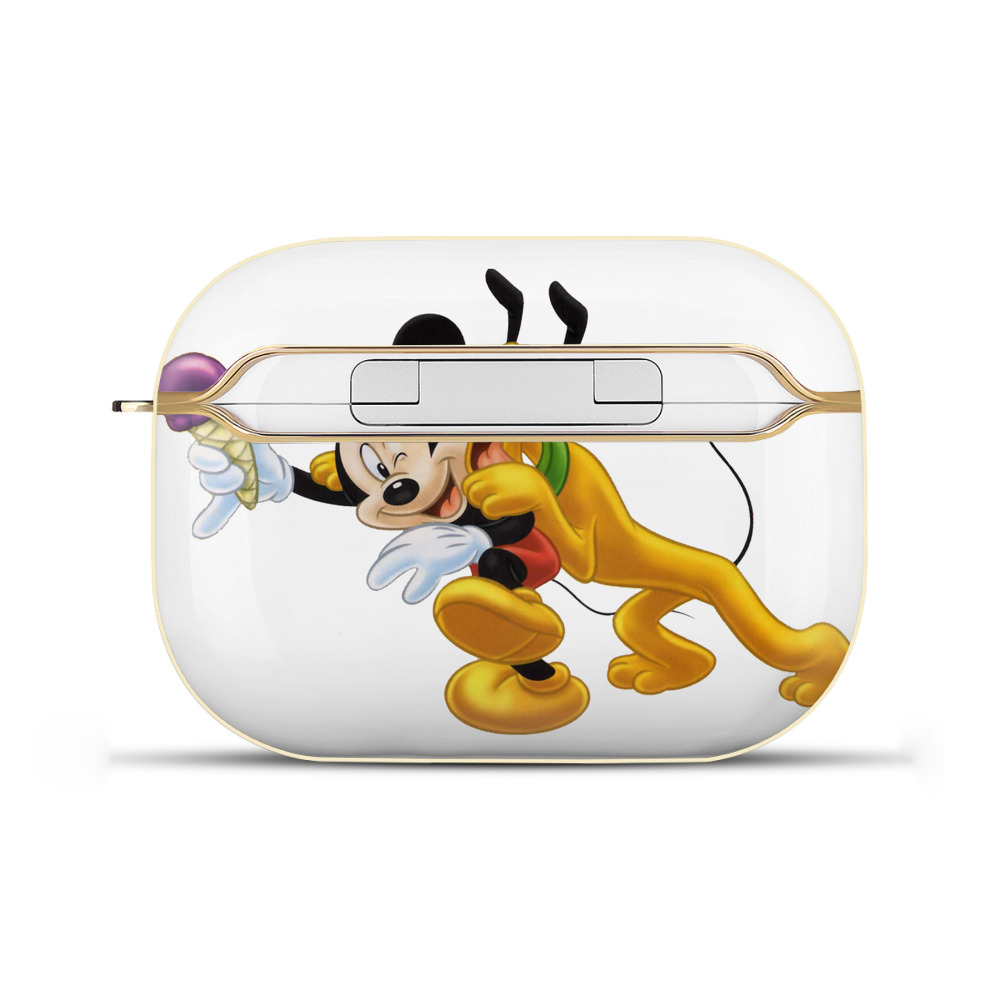 （画像用） ミッキーマウス Mickey Mouse 【AirPods Pro用】ハードシェル保護ケース｜耐衝撃・防指紋・カラビナ付き商品仕様