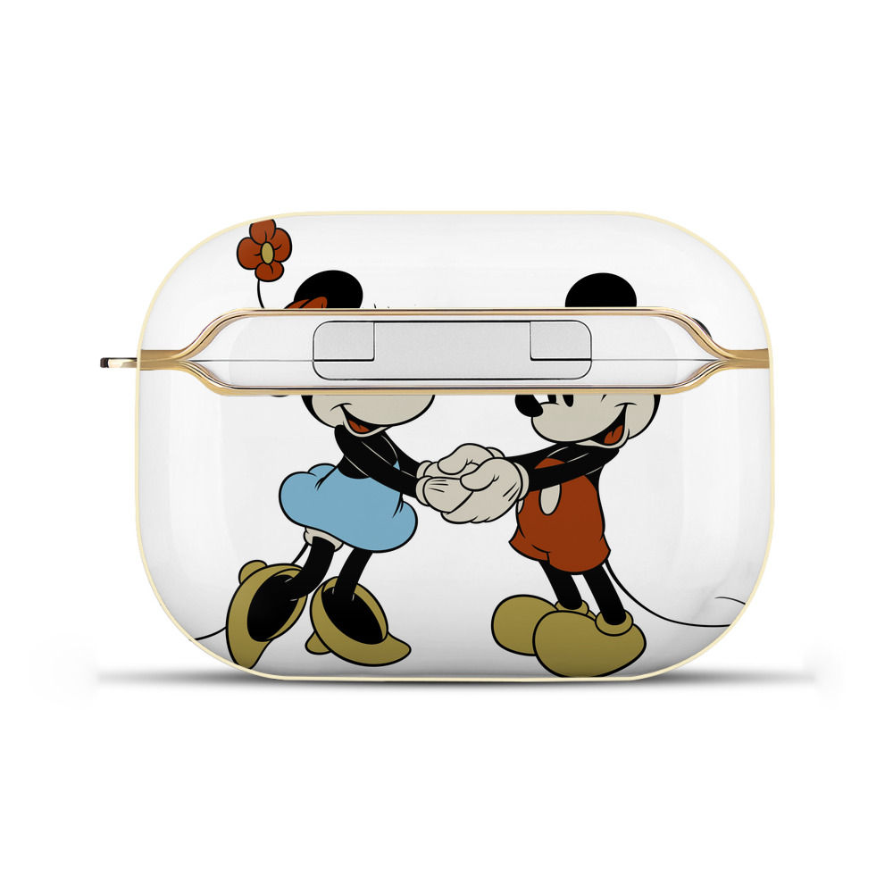 （画像用） ミッキーマウス Mickey Mouse 【AirPods Pro用】ハードシェル保護ケース｜耐衝撃・防指紋・カラビナ付き商品仕様