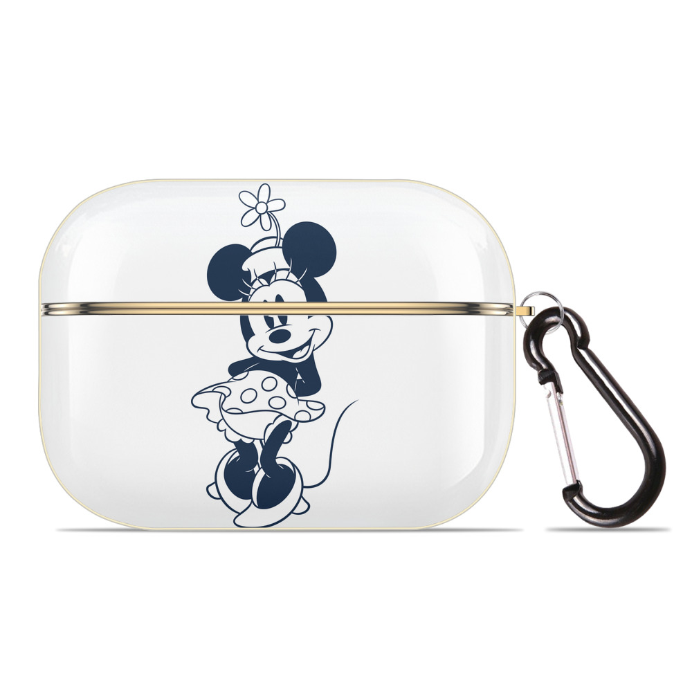 （画像用） ミッキーマウス Mickey Mouse 【AirPods Pro用】ハードシェル保護ケース｜耐衝撃・防指紋・カラビナ付き商品仕様
