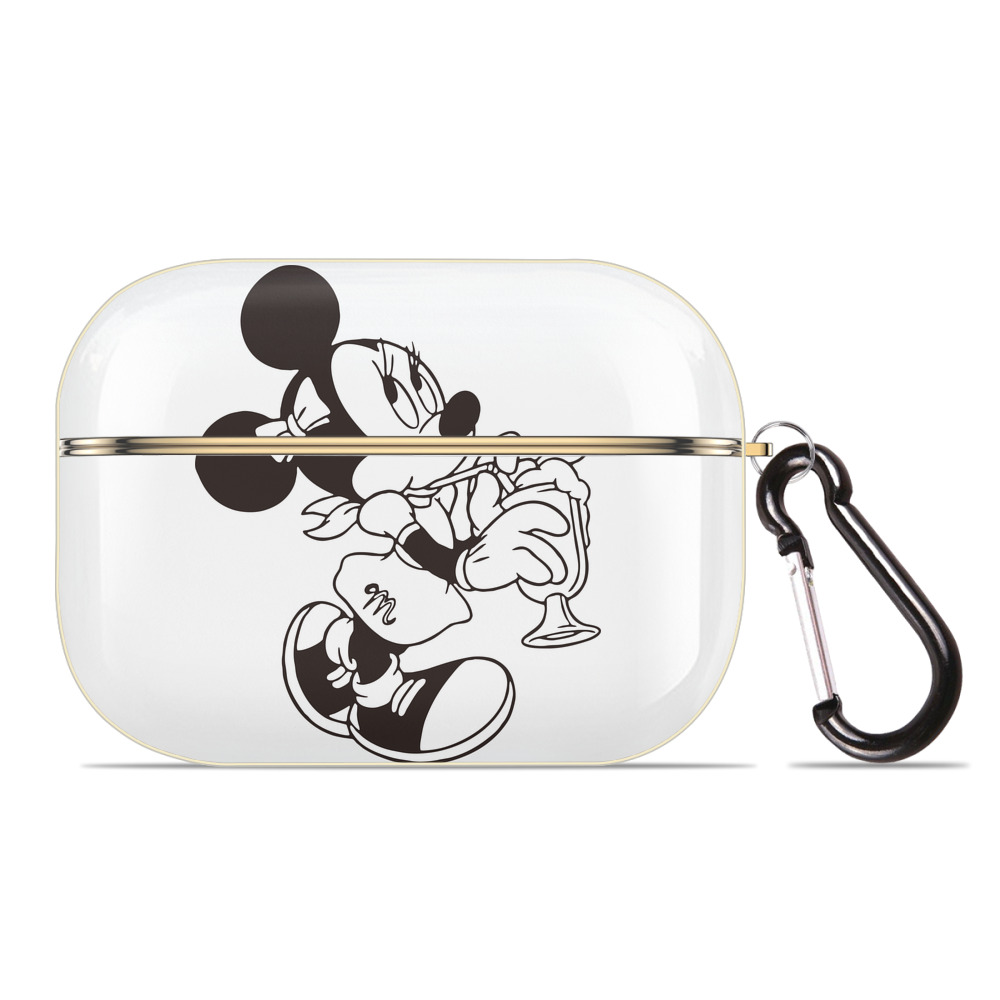 （画像用） ミッキーマウス Mickey Mouse 【AirPods Pro用】ハードシェル保護ケース｜耐衝撃・防指紋・カラビナ付き商品仕様