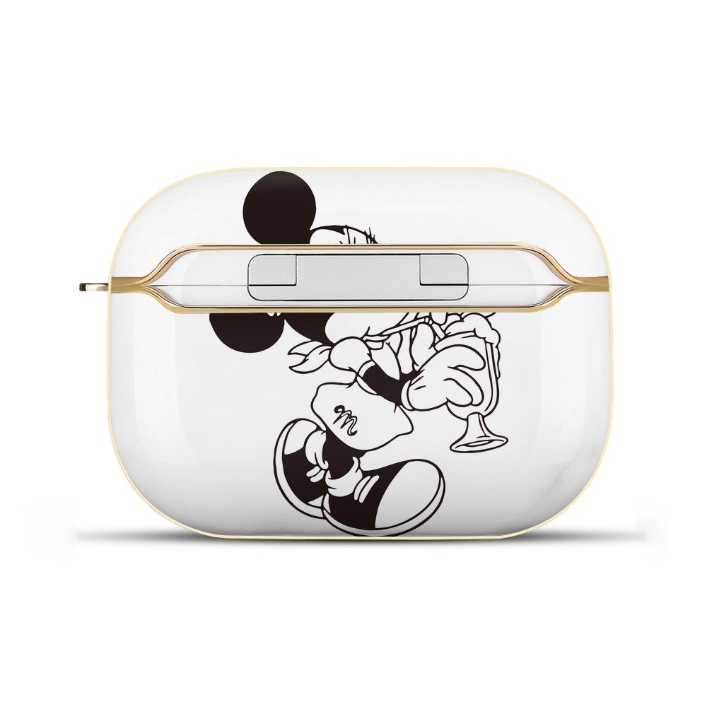 （画像用） ミッキーマウス Mickey Mouse 【AirPods Pro用】ハードシェル保護ケース｜耐衝撃・防指紋・カラビナ付き商品仕様