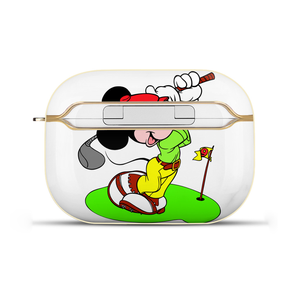 （画像用） ミッキーマウス Mickey Mouse 【AirPods Pro用】ハードシェル保護ケース｜耐衝撃・防指紋・カラビナ付き商品仕様