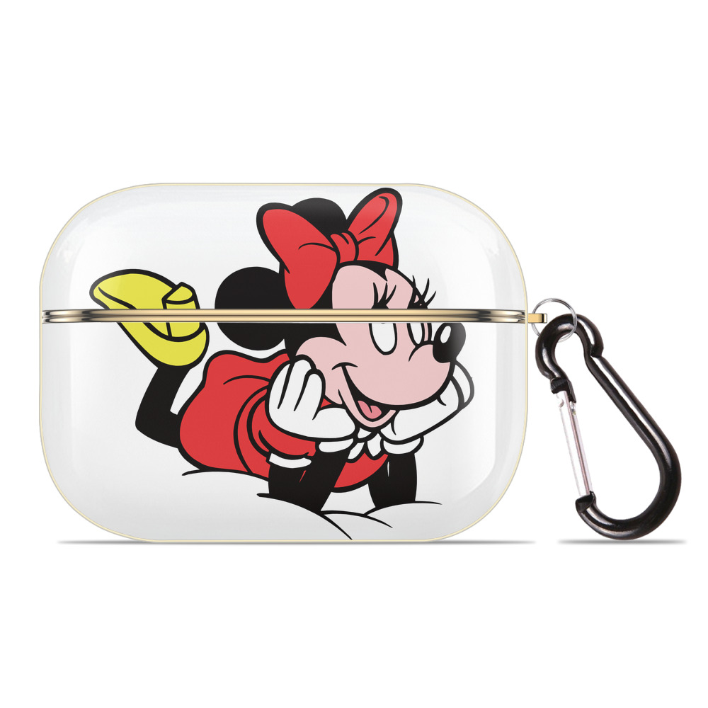（画像用） ミッキーマウス Mickey Mouse 【AirPods Pro用】ハードシェル保護ケース｜耐衝撃・防指紋・カラビナ付き商品仕様