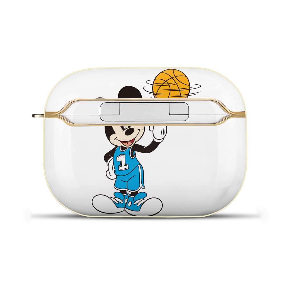 （画像用） ミッキーマウス Mickey Mouse 【AirPods Pro用】ハードシェル保護ケース｜耐衝撃・防指紋・カラビナ付き商品仕様