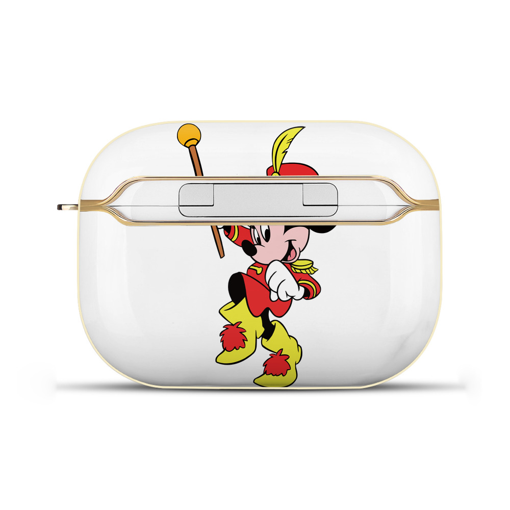 （画像用） ミッキーマウス Mickey Mouse 【AirPods Pro用】ハードシェル保護ケース｜耐衝撃・防指紋・カラビナ付き商品仕様