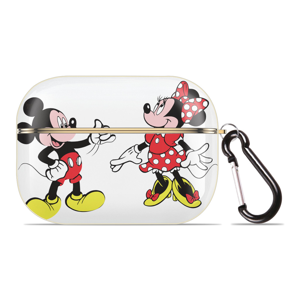 （画像用） ミッキーマウス Mickey Mouse 【AirPods Pro用】ハードシェル保護ケース｜耐衝撃・防指紋・カラビナ付き商品仕様