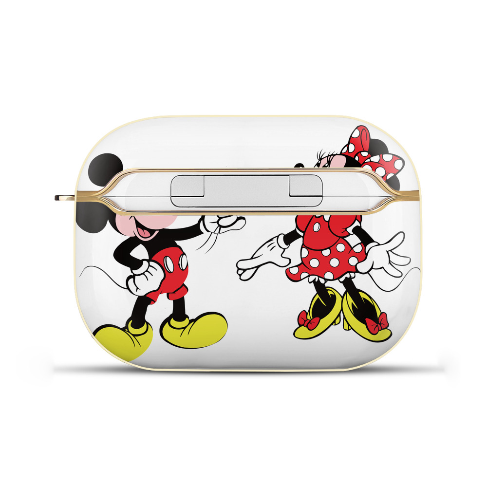 （画像用） ミッキーマウス Mickey Mouse 【AirPods Pro用】ハードシェル保護ケース｜耐衝撃・防指紋・カラビナ付き商品仕様