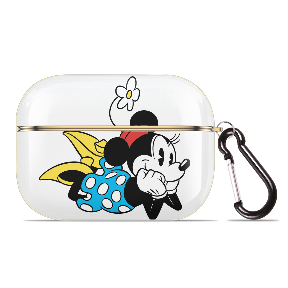 （画像用） ミッキーマウス Mickey Mouse 【AirPods Pro用】ハードシェル保護ケース｜耐衝撃・防指紋・カラビナ付き商品仕様