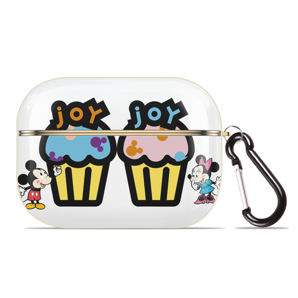 （画像用） ミッキーマウス Mickey Mouse 【AirPods Pro用】ハードシェル保護ケース｜耐衝撃・防指紋・カラビナ付き商品仕様