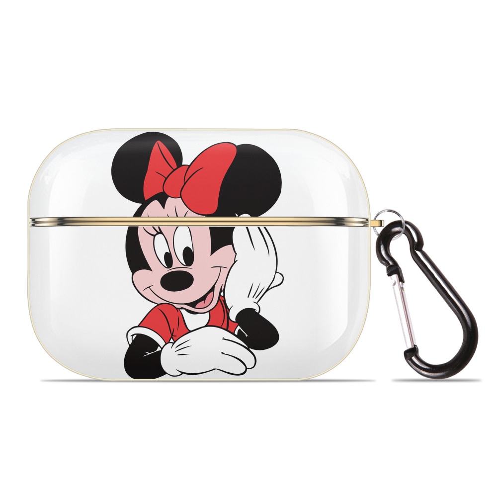（画像用） ミッキーマウス Mickey Mouse 【AirPods Pro用】ハードシェル保護ケース｜耐衝撃・防指紋・カラビナ付き商品仕様