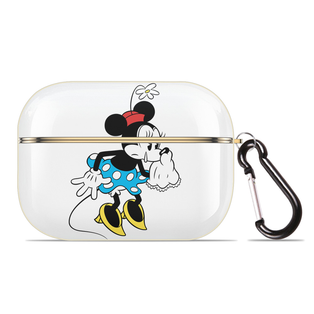 （画像用） ミッキーマウス Mickey Mouse 【AirPods Pro用】ハードシェル保護ケース｜耐衝撃・防指紋・カラビナ付き商品仕様