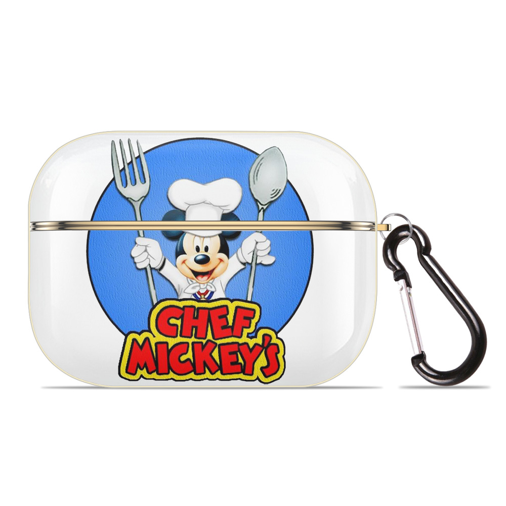 （画像用） ミッキーマウス Mickey Mouse 【AirPods Pro用】ハードシェル保護ケース｜耐衝撃・防指紋・カラビナ付き商品仕様