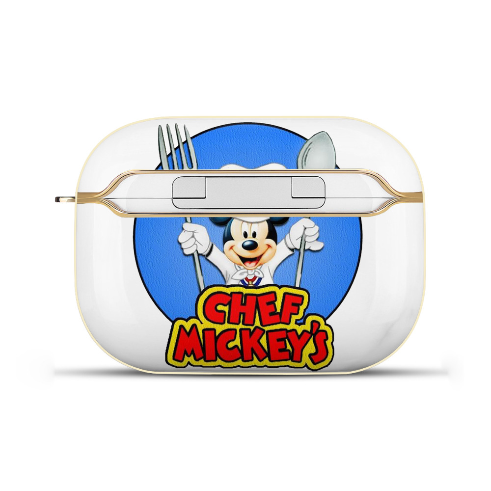 （画像用） ミッキーマウス Mickey Mouse 【AirPods Pro用】ハードシェル保護ケース｜耐衝撃・防指紋・カラビナ付き商品仕様