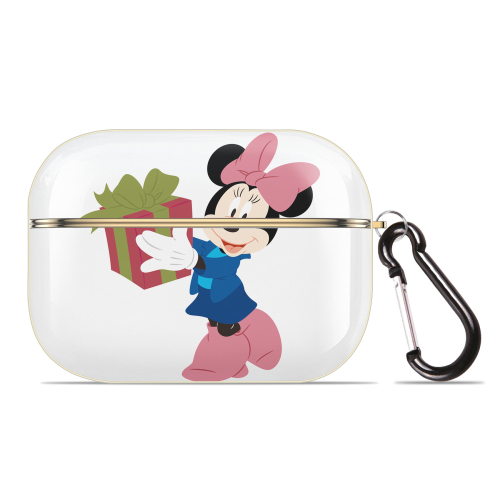 （画像用） ミッキーマウス Mickey Mouse 【AirPods Pro用】ハードシェル保護ケース｜耐衝撃・防指紋・カラビナ付き商品仕様