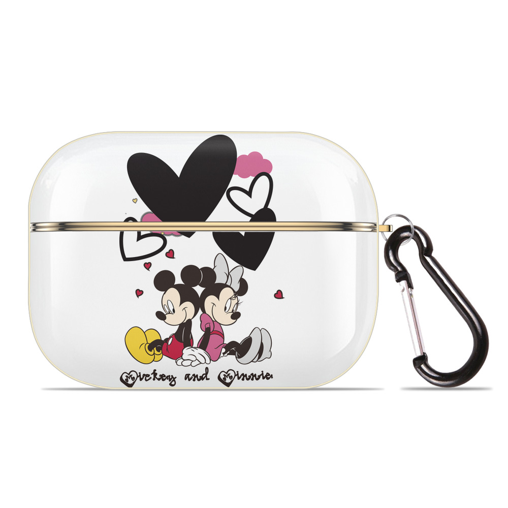 （画像用） ミッキーマウス Mickey Mouse 【AirPods Pro用】ハードシェル保護ケース｜耐衝撃・防指紋・カラビナ付き商品仕様
