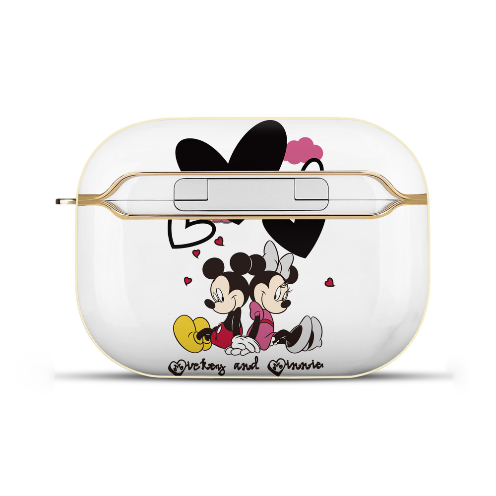 （画像用） ミッキーマウス Mickey Mouse 【AirPods Pro用】ハードシェル保護ケース｜耐衝撃・防指紋・カラビナ付き商品仕様