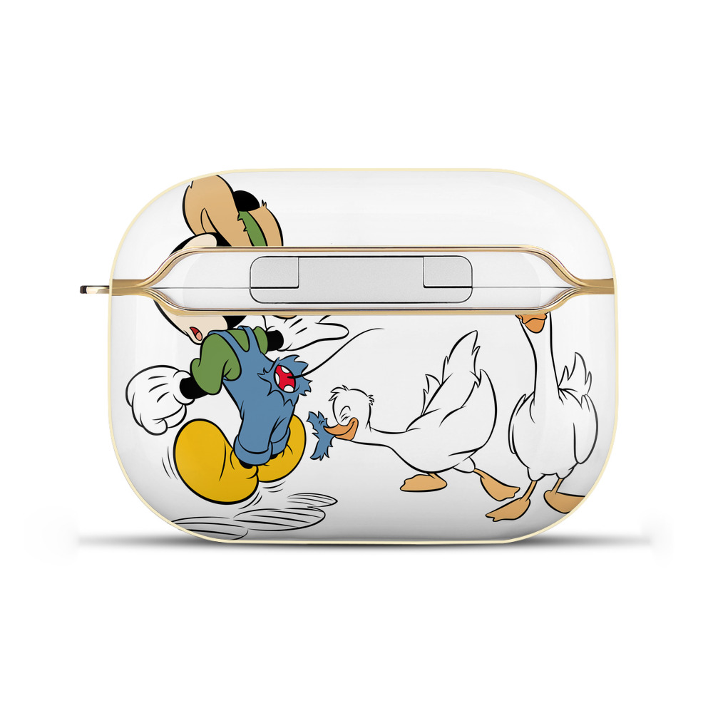 ミッキーマウス Mickey Mouse 【AirPods Pro用】ハードシェル保護ケース｜耐衝撃・防指紋・カラビナ付き商品仕様