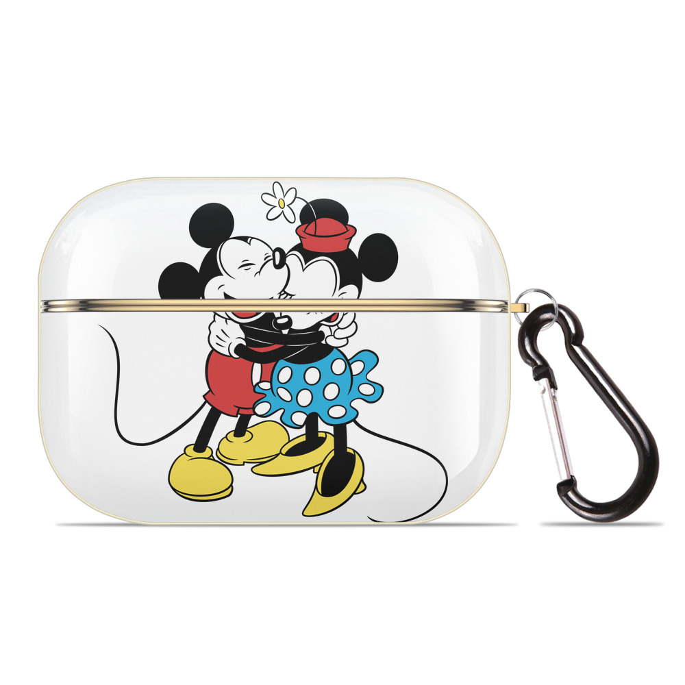 （画像用） ミッキーマウス Mickey Mouse 【AirPods Pro用】ハードシェル保護ケース｜耐衝撃・防指紋・カラビナ付き商品仕様