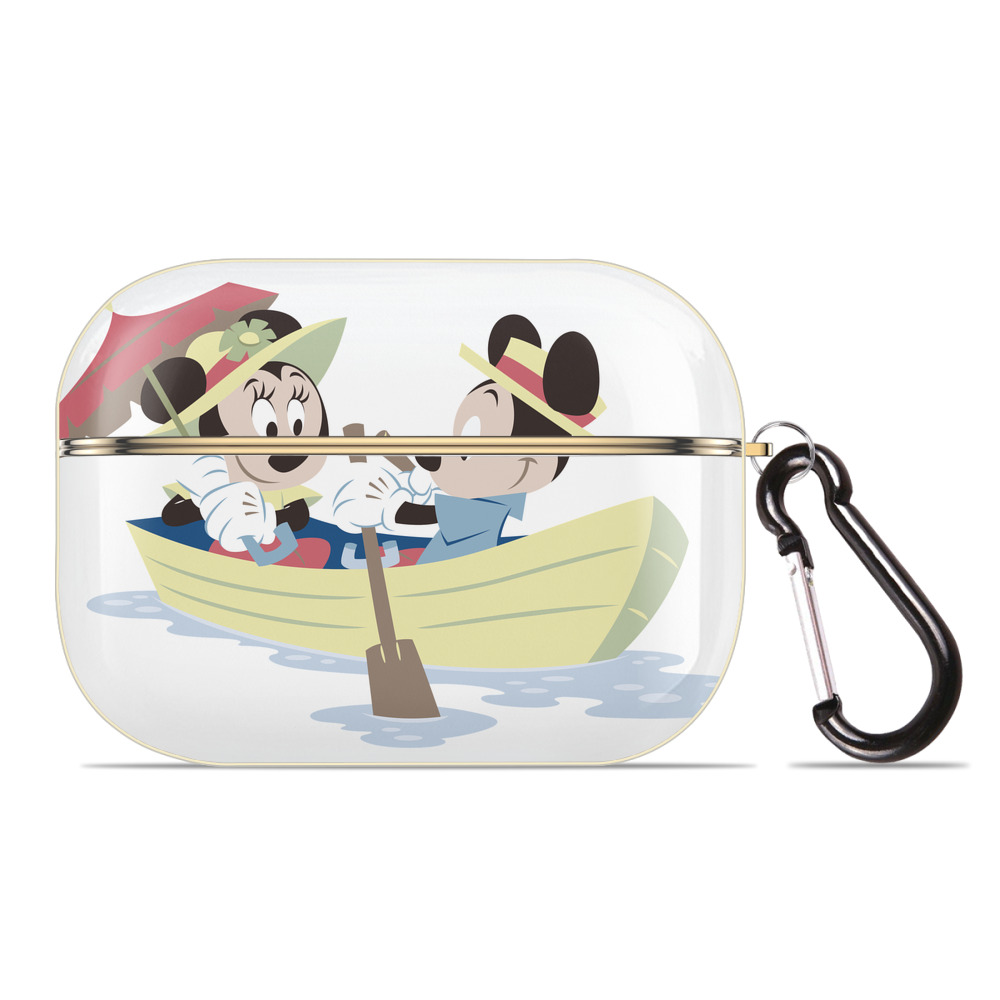 （画像用） ミッキーマウス Mickey Mouse 【AirPods Pro用】ハードシェル保護ケース｜耐衝撃・防指紋・カラビナ付き商品仕様