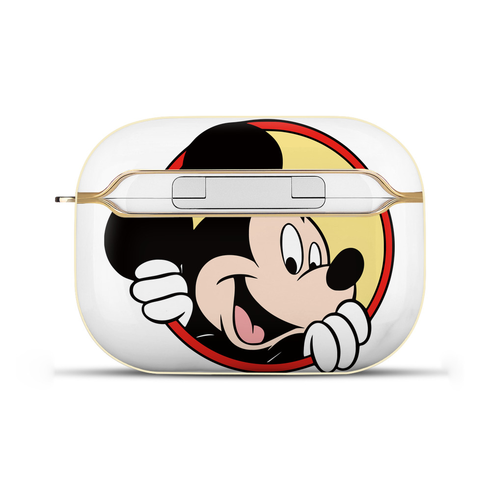 （画像用） ミッキーマウス Mickey Mouse 【AirPods Pro用】ハードシェル保護ケース｜耐衝撃・防指紋・カラビナ付き商品仕様