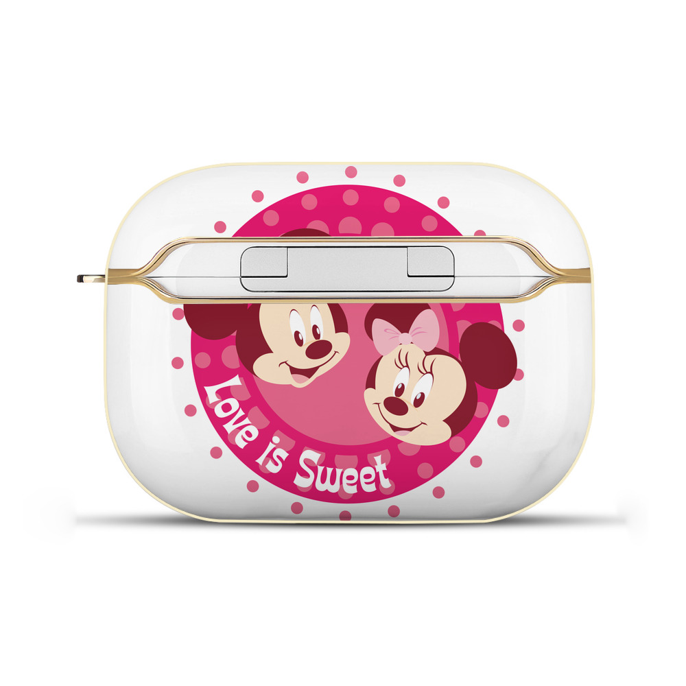 （画像用） ミッキーマウス Mickey Mouse 【AirPods Pro用】ハードシェル保護ケース｜耐衝撃・防指紋・カラビナ付き商品仕様