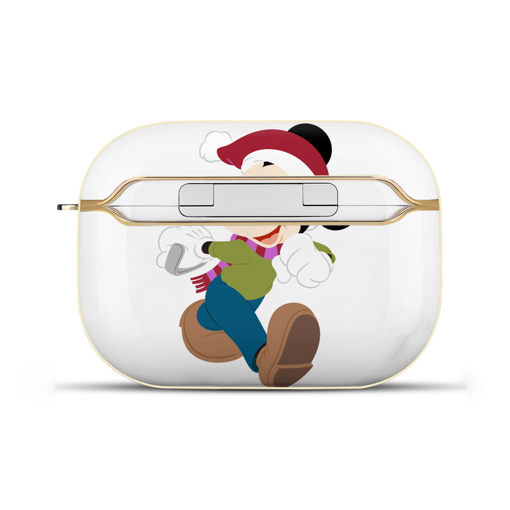 （画像用） ミッキーマウス Mickey Mouse 【AirPods Pro用】ハードシェル保護ケース｜耐衝撃・防指紋・カラビナ付き商品仕様