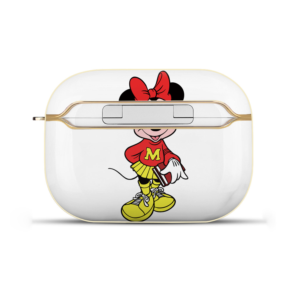 （画像用） ミッキーマウス Mickey Mouse 【AirPods Pro用】ハードシェル保護ケース｜耐衝撃・防指紋・カラビナ付き商品仕様