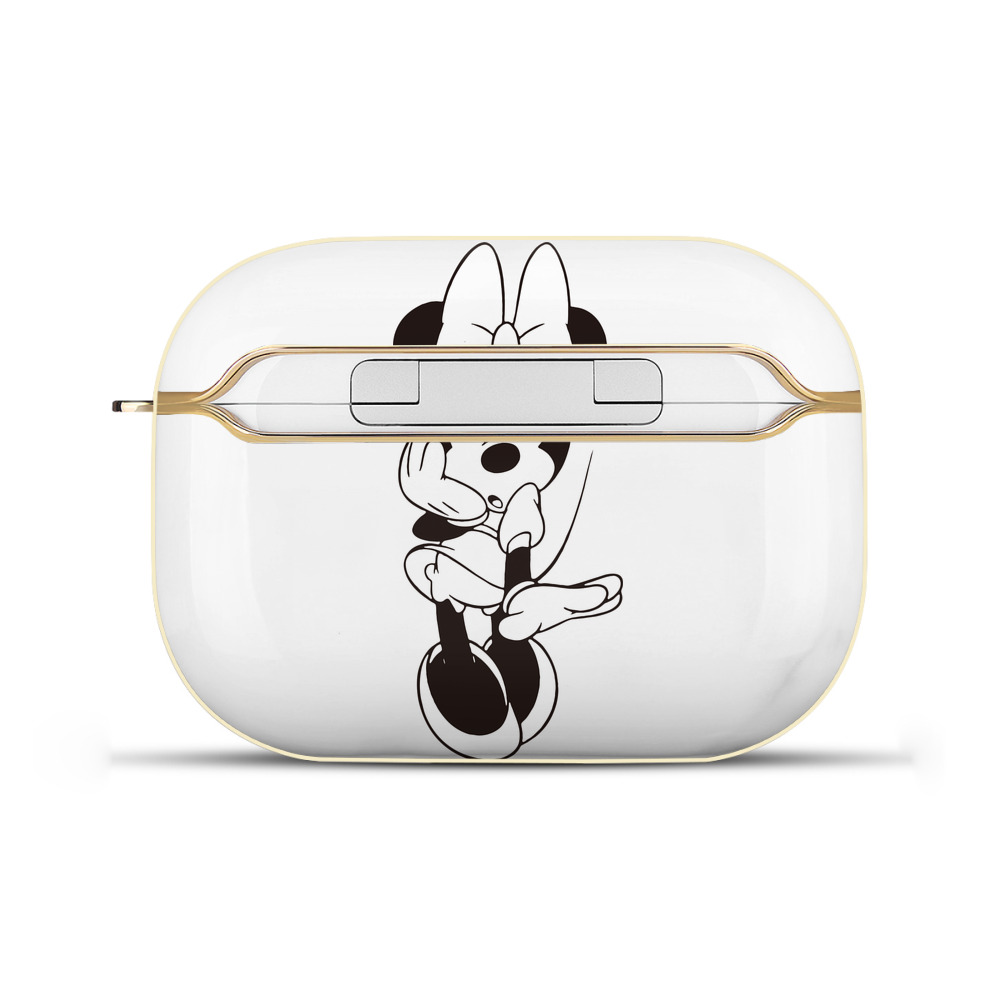 （画像用） ミッキーマウス Mickey Mouse 【AirPods Pro用】ハードシェル保護ケース｜耐衝撃・防指紋・カラビナ付き商品仕様