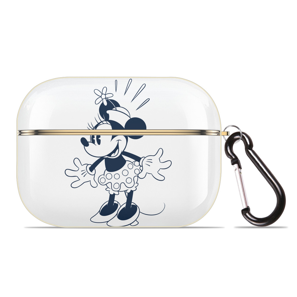 （画像用） ミッキーマウス Mickey Mouse 【AirPods Pro用】ハードシェル保護ケース｜耐衝撃・防指紋・カラビナ付き商品仕様