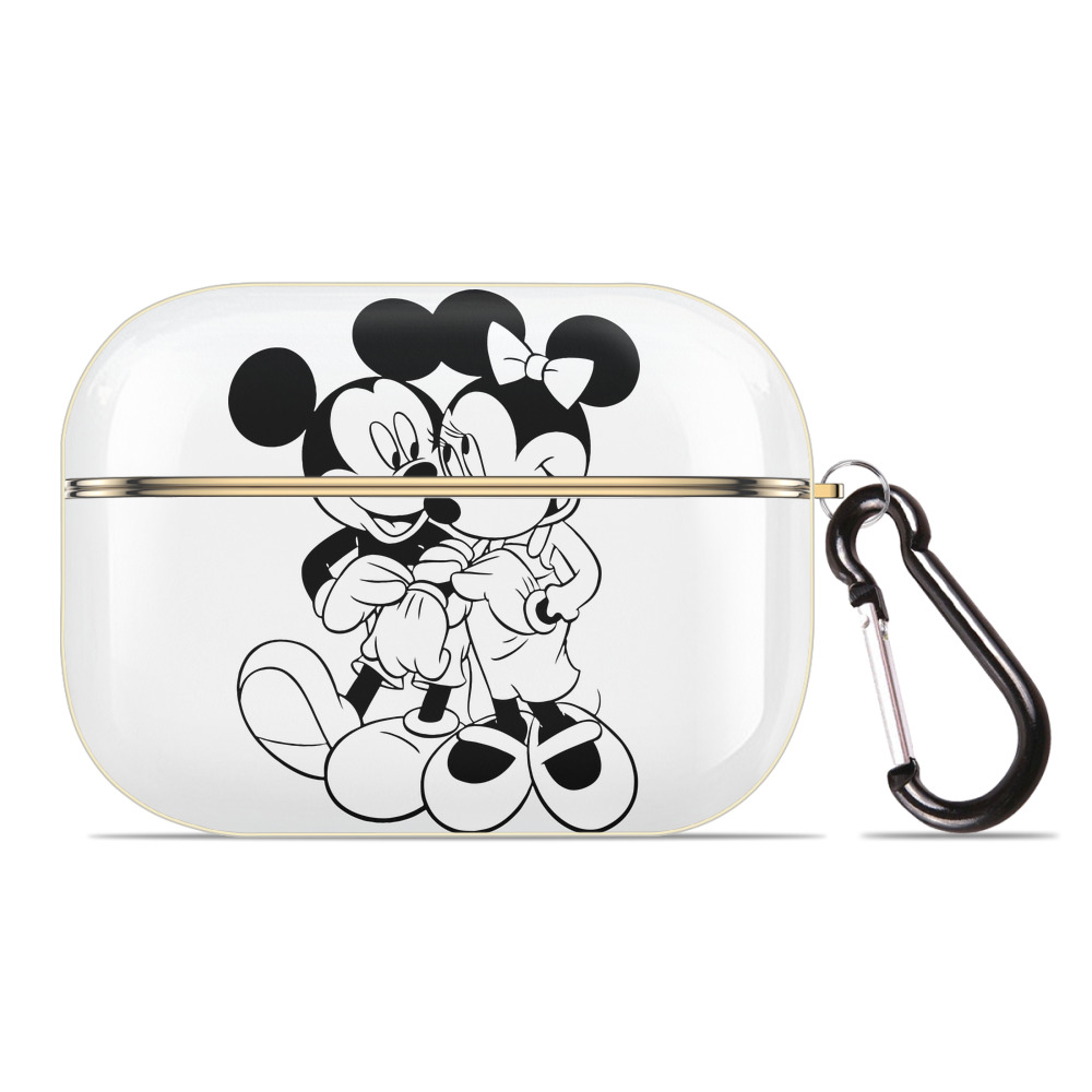 （画像用） ミッキーマウス Mickey Mouse 【AirPods Pro用】ハードシェル保護ケース｜耐衝撃・防指紋・カラビナ付き商品仕様