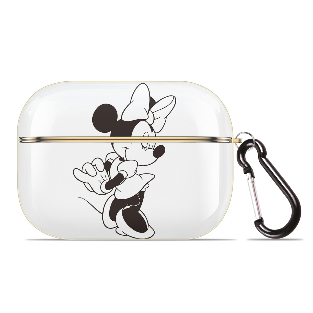 （画像用） ミッキーマウス Mickey Mouse 【AirPods Pro用】ハードシェル保護ケース｜耐衝撃・防指紋・カラビナ付き商品仕様