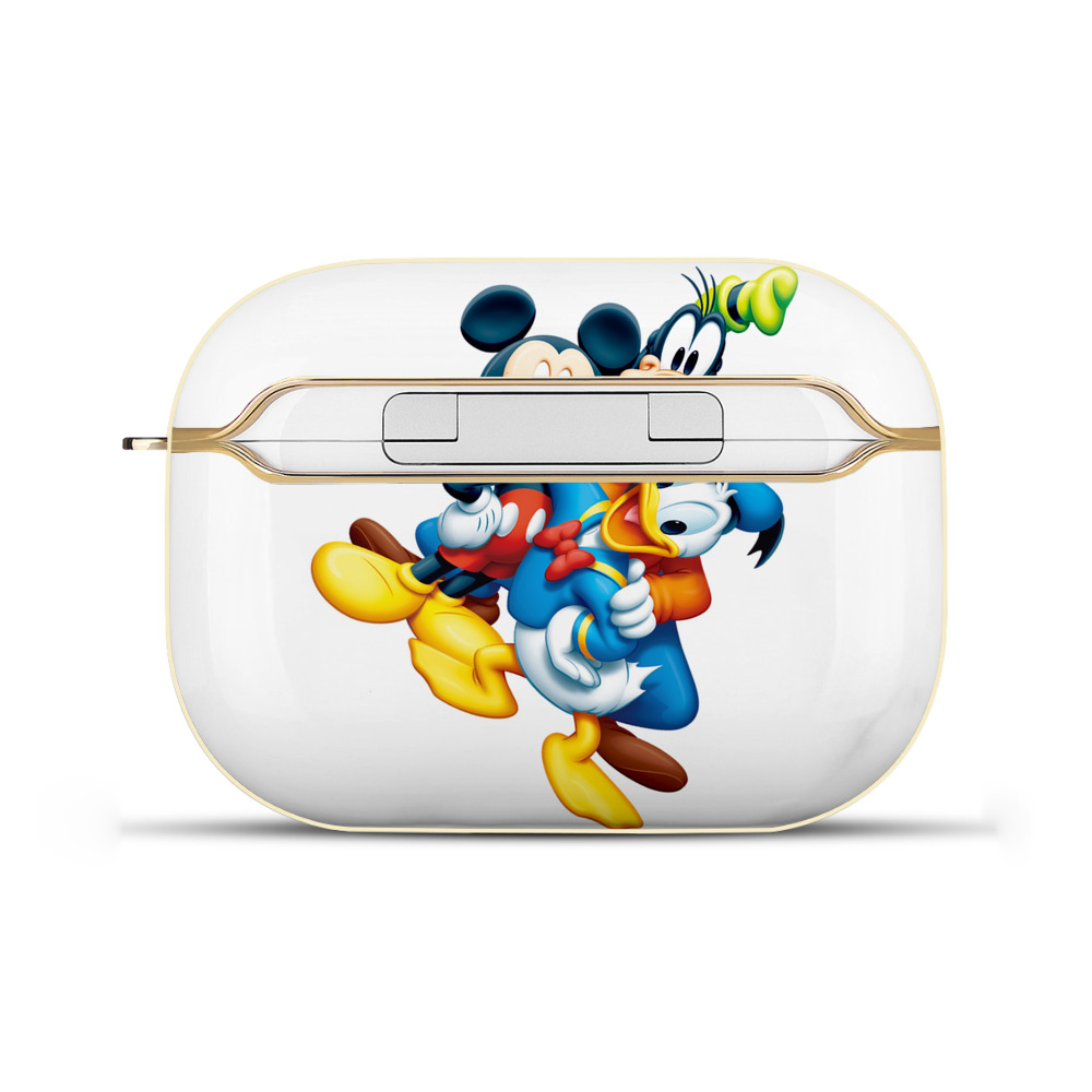 （画像用） ミッキーマウス Mickey Mouse 【AirPods Pro用】ハードシェル保護ケース｜耐衝撃・防指紋・カラビナ付き商品仕様