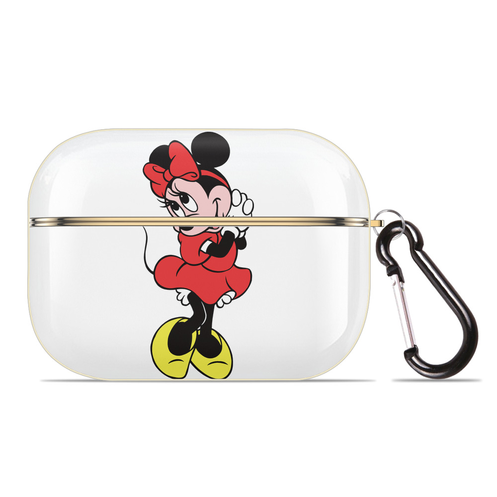 （画像用） ミッキーマウス Mickey Mouse 【AirPods Pro用】ハードシェル保護ケース｜耐衝撃・防指紋・カラビナ付き商品仕様