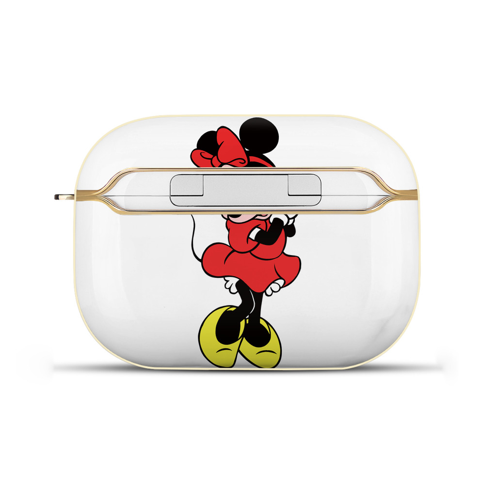 （画像用） ミッキーマウス Mickey Mouse 【AirPods Pro用】ハードシェル保護ケース｜耐衝撃・防指紋・カラビナ付き商品仕様
