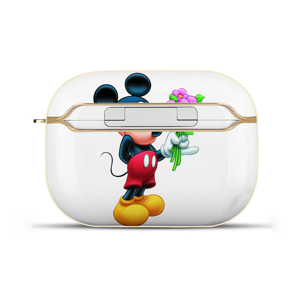 （画像用） ミッキーマウス Mickey Mouse 【AirPods Pro用】ハードシェル保護ケース｜耐衝撃・防指紋・カラビナ付き商品仕様