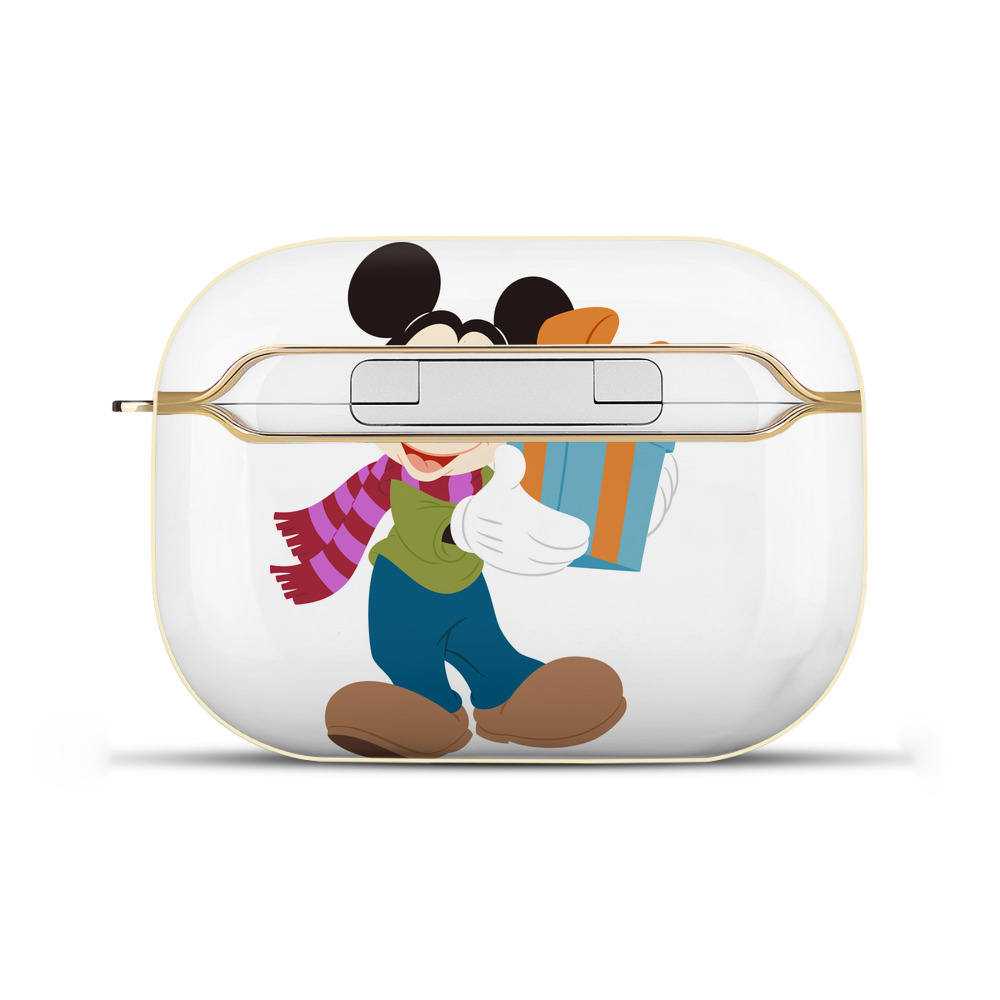 （画像用） ミッキーマウス Mickey Mouse 【AirPods Pro用】ハードシェル保護ケース｜耐衝撃・防指紋・カラビナ付き商品仕様
