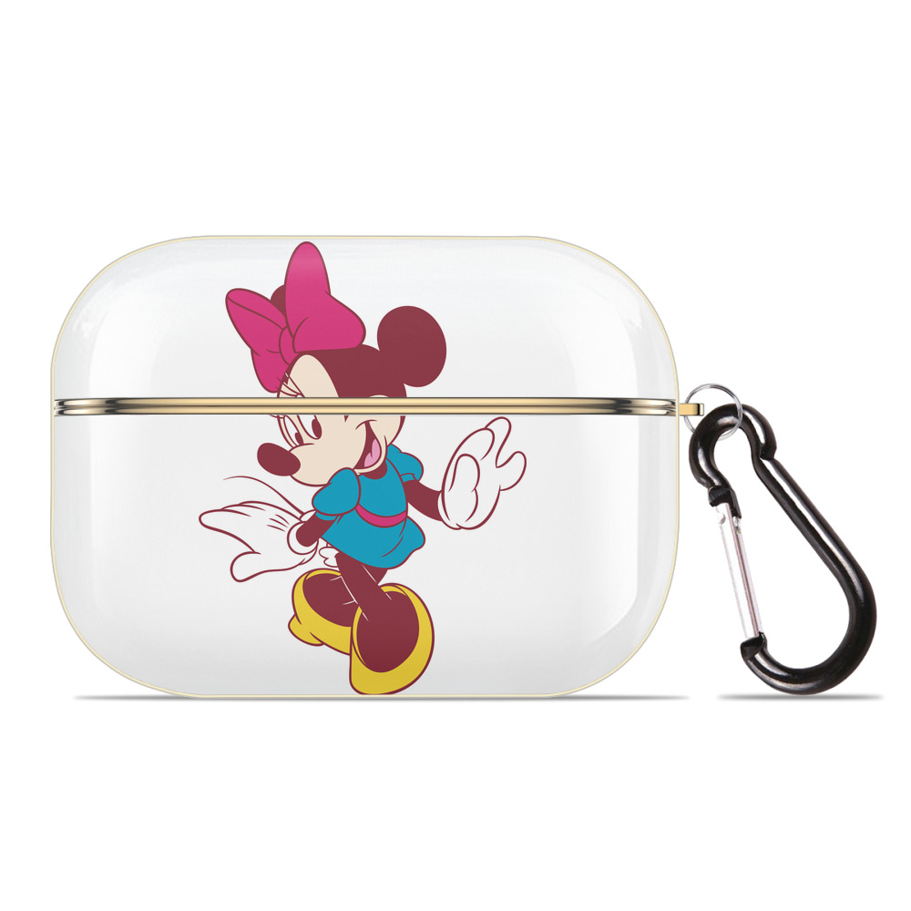 （画像用） ミッキーマウス Mickey Mouse 【AirPods Pro用】ハードシェル保護ケース｜耐衝撃・防指紋・カラビナ付き商品仕様
